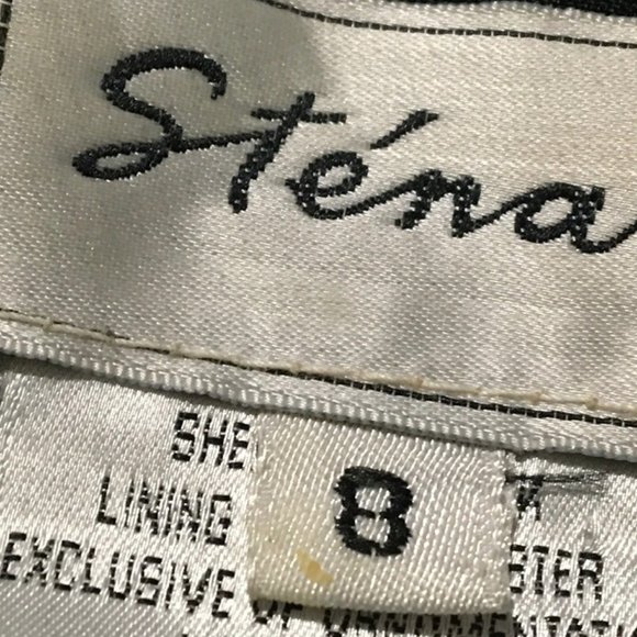 SILK BEADED STUNNNING EVENING GOWN STEINAY SILK BEADED - 6 OR 8 - Picture 6 of 7